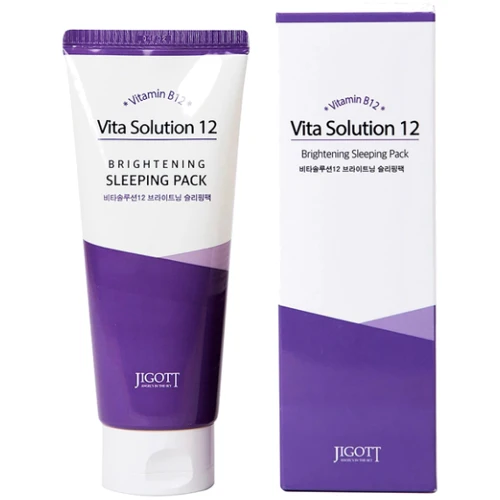 Jigott Vita Solution 12 Brightening Sleeping Pack Ночная маска осветляющая 180 ml