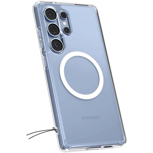 Чохол для телефона Spigen Ultra Hybrid MagFit Clear White (ACS08956) для Samsung S938 Galaxy S25 Ultra: Матеріал поликарбонат и полиуретан