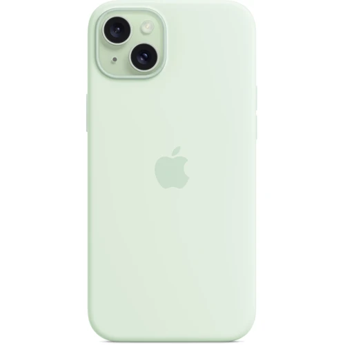 Чехол для iPhone Apple iPhone 15 Plus Silicone Case with MagSafe - Soft Mint (MWNG3ZM/A): Тип чехла накладка на заднюю часть