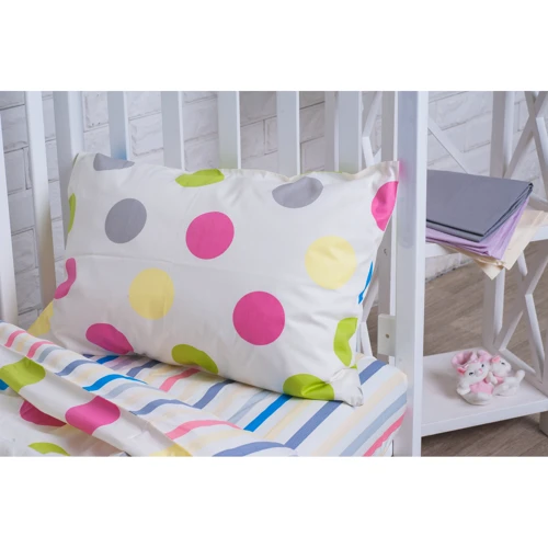 Постельное белье для новорожденных Royal Dream (Веселые горохи) 60х120; 70х140