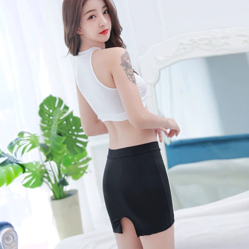 Игровой костюм Секретарша NDS 8054 White/Black M/L (23590)