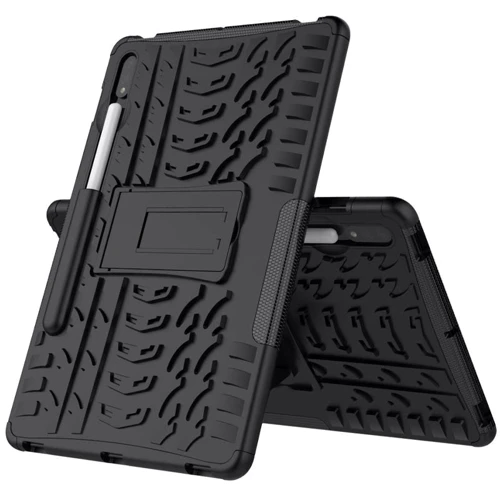 Аксесуар для планшетних ПК Epik TPU+PC Protector Stand Black для Samsung X810 Galaxy Tab S9 Plus / S9 FE Plus SM-X610/SM-X616B: Колір чорний