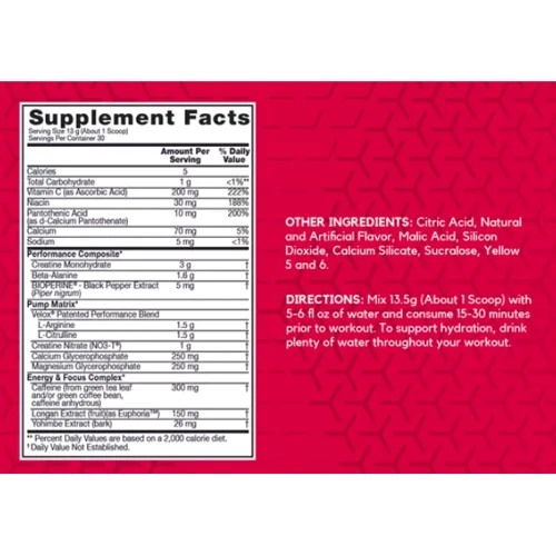Предтренировочный комплекс BSN Endorush 390 g / 30 servings / island cooler: Тип Комплекс до тренировки