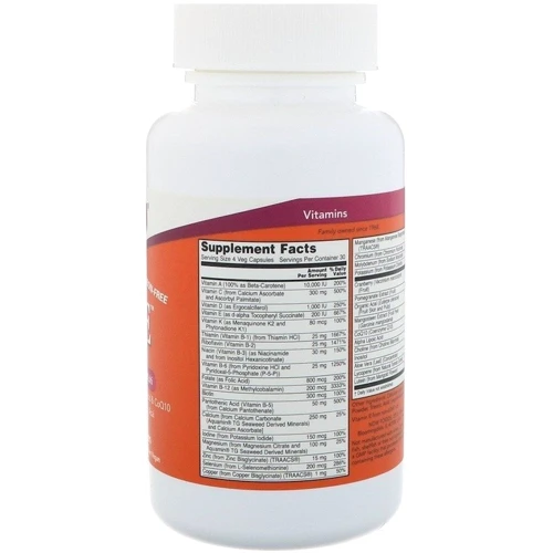NOW Foods Eve Women's Multiple Vitamin Veg Capsules 120 caps: Тип мультивітаміни