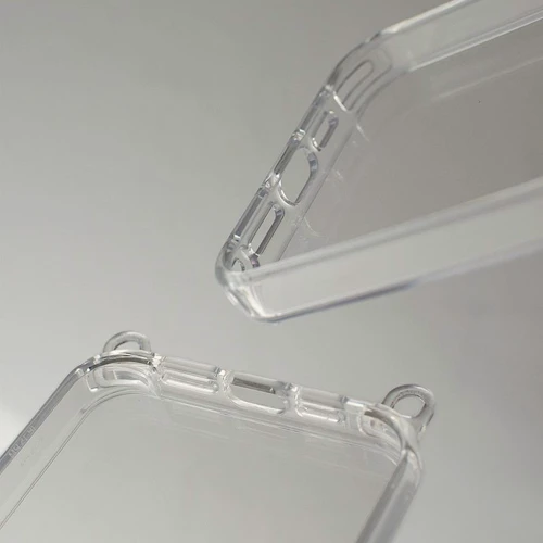 Чехол для iPhone Epic TPU Transparent with Straps Red/White for iPhone 15 Pro Max: Тип аксессуара чехол