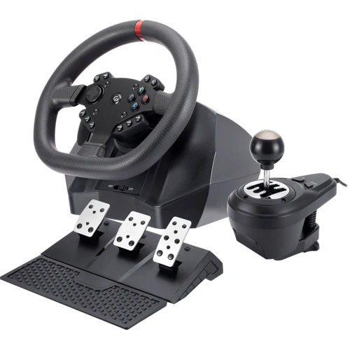 Ігрове кермо GamePro RW575PM з педалями та коробкою передач XBOX ONE/PS4/PS3/PC/SWITCH (RW575PM): undefined undefined