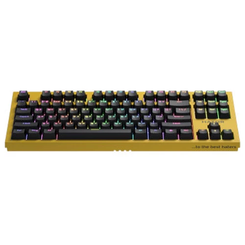 Клавиатура HATOR Skyfall TKL PRO Wireless Yellow (HTK-668): Тип клавиш механический