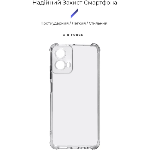 Чохол для телефона ArmorStandart Air Force Camera cover Transparent for Motorola G34 5G (ARM73907): Сумісність Motorola G34 5G