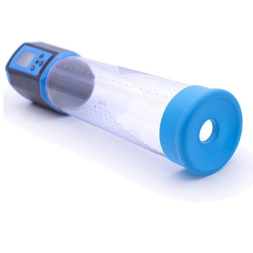 Автоматическая вакуумная помпа Men Powerup Passion Pump Blue, LED-табло