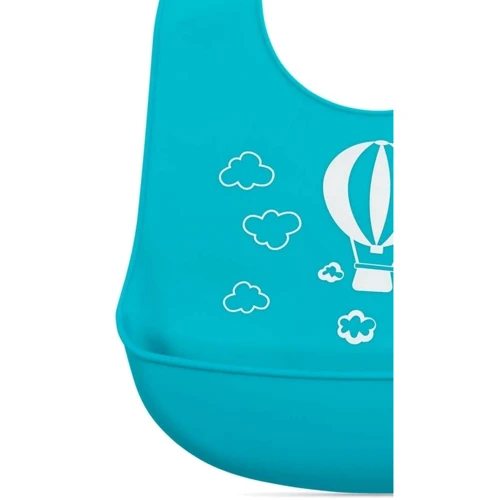 Слюнявчик Baboo Transport бирюзовый (11-007): Производитель Baboo