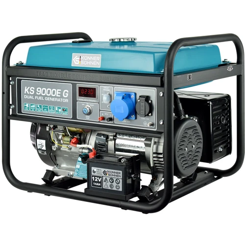 Генератор бензиновый/газовый Könner&Söhnen KS 9000E G: Количество фаз 1