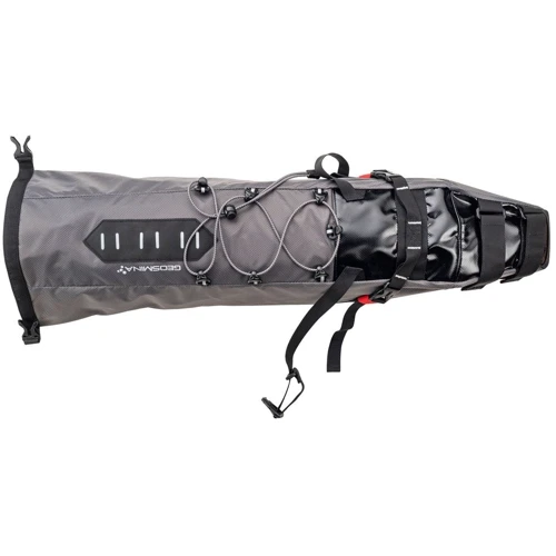 Велосумка Сумка подседельная GEOSMINA Large Seat Bag (15L), 520г, серая (BIB-47-41)