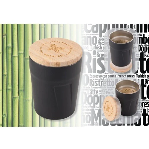 Термокружка Troika Espresso doppio 160 мл черная (CUP85/BK) фото 2