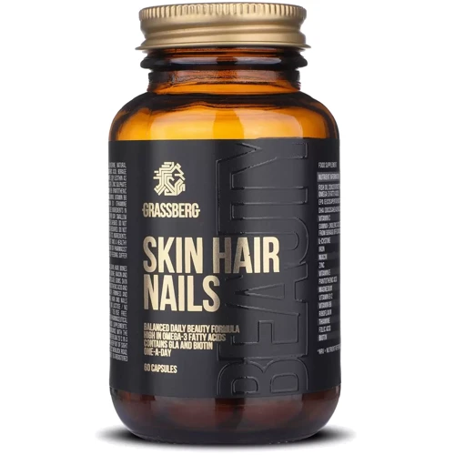 

Grassberg Skin, Hair, Nails Витамины для волос, кожи и ногтей 60 капсул