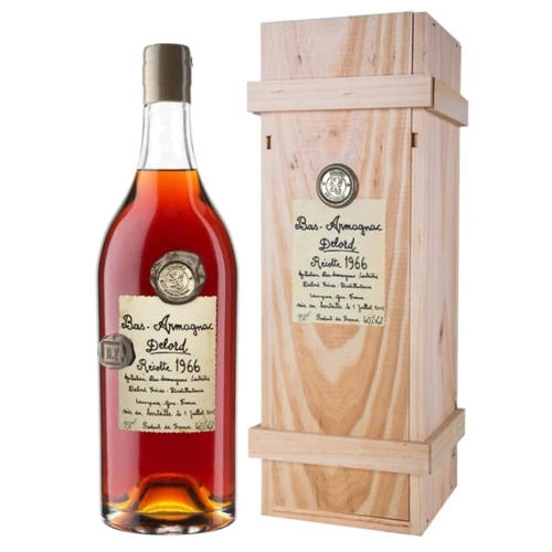 Арманьяк Delord Bas-Armagnac 1966 gift box 40 % 0.7 л (WHS3324113719664)