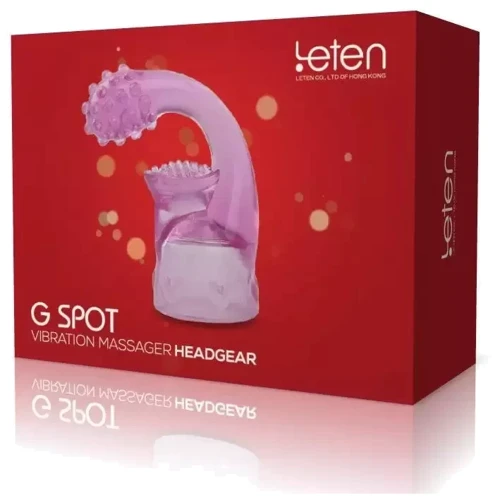 Насадка для вибромассажера Leten G SPOT HEADGEAR - 3 (40 x 82 мм)