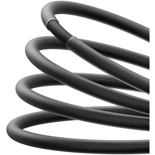 Кабель Baseus USB Cable to Lightning CoolPlay Series Fast Charging 2.4A 1m Black (CAKW000401) фото 4