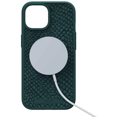 Чехол для iPhone Njord Salmon Leather MagSafe Case Dark Green (NA54SL02) for iPhone 15 Pro Max фото 5