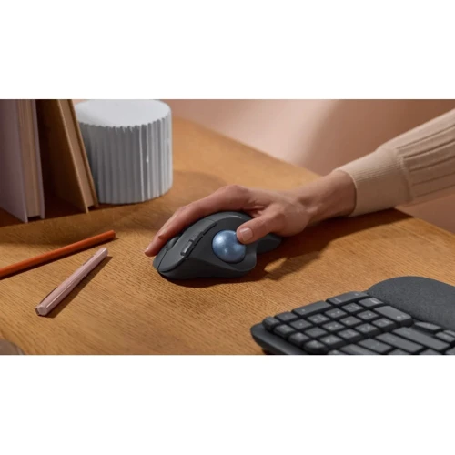 Мышь Logitech Ergo M575S Graphite (910-007029): Вес 145 г
