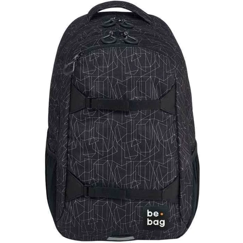Рюкзак Herlitz Be.Bag be.explorer Geo Lines черный "ломаные линии" (24800150): Возрастная группа от 13 до 18 лет