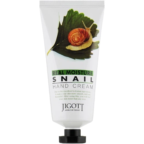 Jigott Real Moisture Snail Hand Cream Крем для рук з екстрактом слизу равлика100 ml: Призначення Увлажнение, Смягчение, Питание