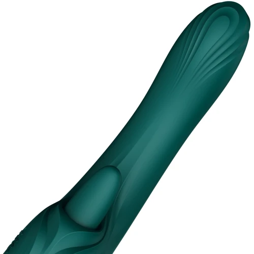 Вибратор-кролик Zalo Ares Turquoise Green