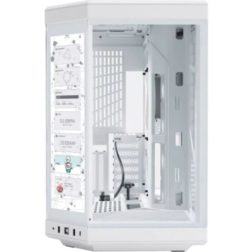 Корпус HYTE Y70 Touch Snow White (CS-HYTE-Y70-WW-L): Форм-фактор материнской платы E-ATX/ATX/MicroATX/Mini-ITX