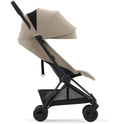 Прогулочная коляска Cybex Coya Matt Black Cozy Beige (522005197): Пол ребенка Унисекс, Для мальчиков, Для девочек