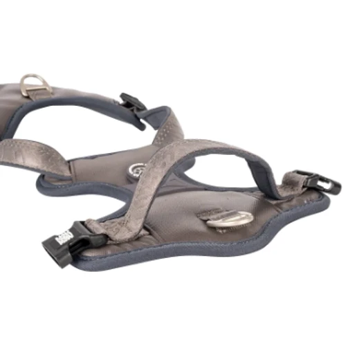 Шлея Max & Molly Smart ID Sport Harness Matrix 2.0 Stone/S 44-55 см серая (4255636809558) фото 3
