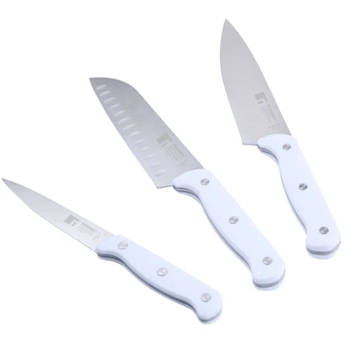 Набір кухонних ножів Bergner Naturally 4 ін. (BG-39245-WH)						: Матеріал рукояті бакелит