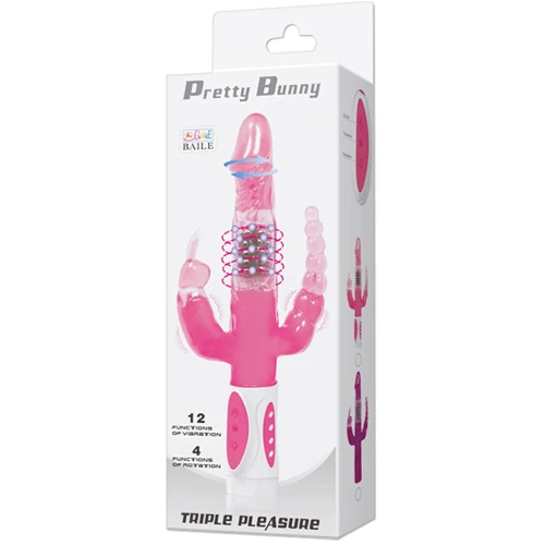 Вибратор Pretty Bunny Triple Pleasure Vibrator