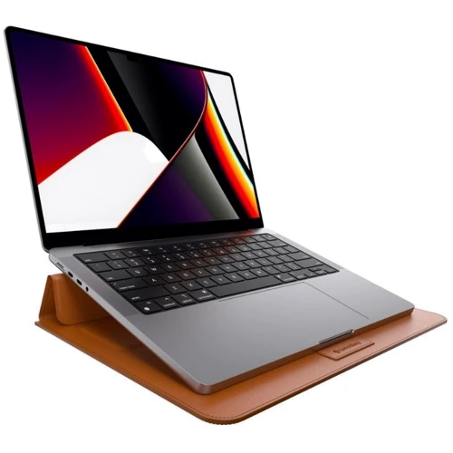 SwitchEasy EasyStand Leather Sleeve Saddle Brown (GS-105-232-201-146) for MacBook 13-14" фото 12