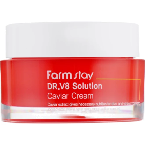 FarmStay DR.V8 Solution Caviar Cream Крем для обличчя Ікра від зморшок з освітлювальною дією 50 ml: Стать Для женщин