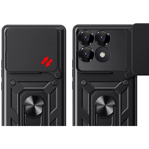 Чехол для телефонов BeCover Military Black for Poco M6 Pro 5G (710937)