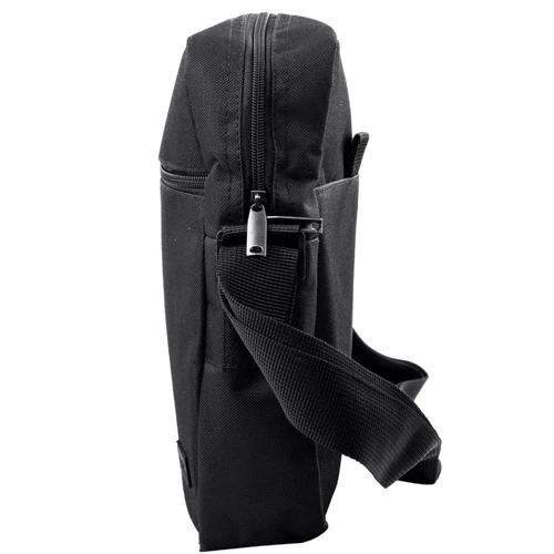 Мужская сумка планшет DNK Leather черная (DNK Classic bag col. 01): Тип ручки Плечевой ремень, Без ручки