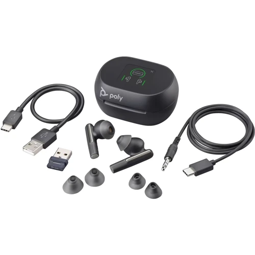 Наушники Poly Voyager Free 60+ BT700A + TSCHC Black (7Y8G3AA) фото 6