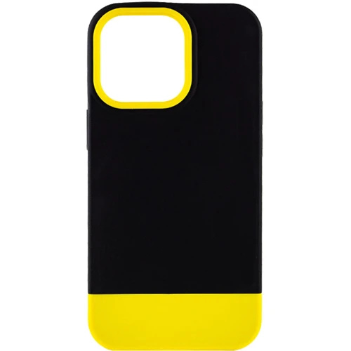 Чохол для iPhone Mobile Case TPU+PC Bichromatic Black / Yellow for iPhone 13 Pro Max