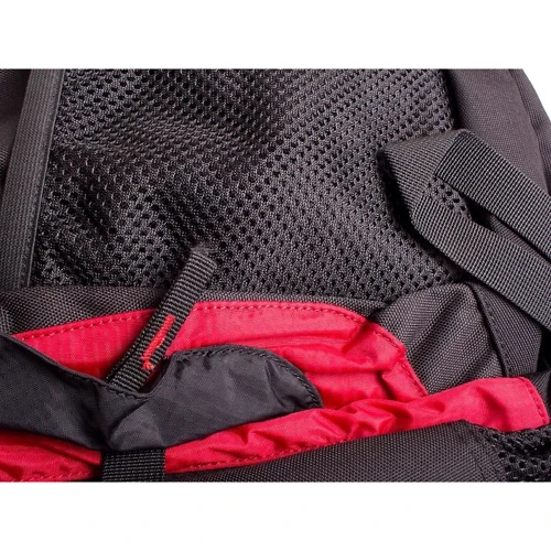 Мужской рюкзак Onepolar черный (W1208-red): Фактура Тканая, Матовая