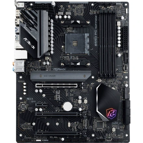 ASRock B550 PG Riptide: Оперативная память 4xDDR4 4933 МГц, до 128 ГБ