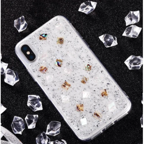 Чехол для iPhone SwitchEasy Flash Case Seashell Silver (GS-81-444-40) for iPhone X/iPhone Xs: Цвет серебристый