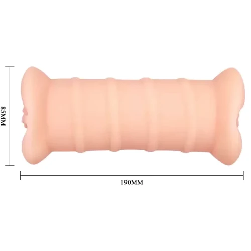 Мастурбатор-вагина с двумя входами и вибрацией Crazy Bul - Emma Double Vagina (BM-009148ZH)