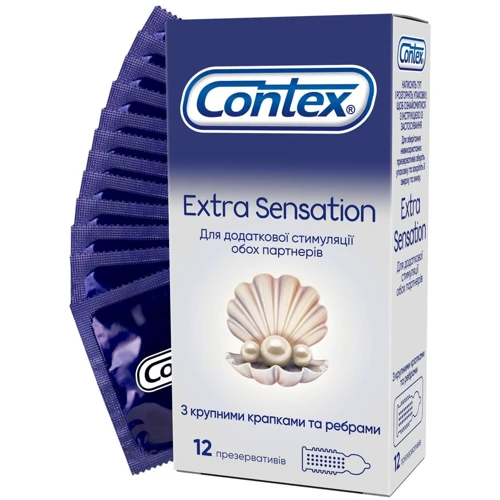 Презервативы латексные с силиконовой смазкой Contex № 12 Extra Sensation