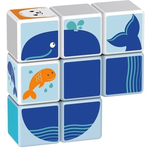 Магнітні кубики Geomag Magicube Polar Animals Полярні тварини (134): Тип кубики