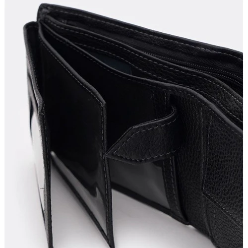 Портмоне Ricco Grande черный (K1538bl-black): Материал Натуральная кожа