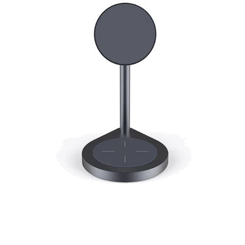 Зарядний пристрій WIWU Wireless Charger Stand MagSafe X25 Power 20W Space Grey для iPhone 16 I 15  I 14 I 13 I 12 series