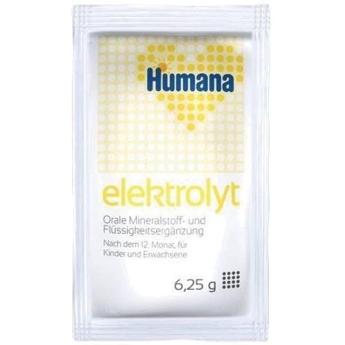 Регидратационная смесь Humana Elektrolyt mit Banane Банан, от 1 года, 6.25 г