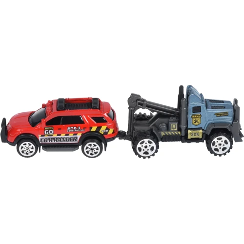 Набор машинок Same Toy Diecast грузовик с джипами (80956-6Ut)