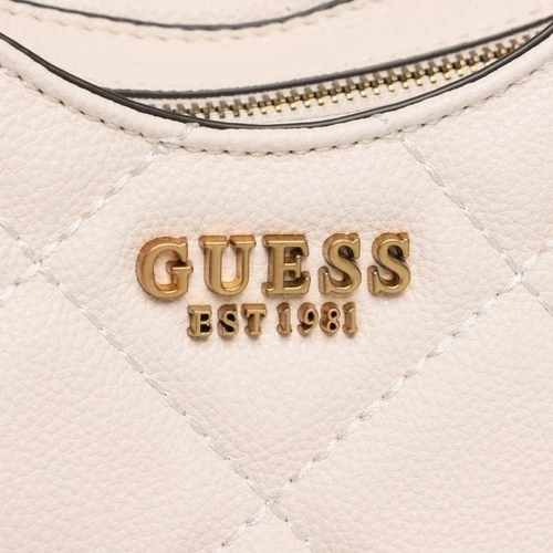 Женская сумка хобо GUESS ABEY SMALL HOBO молочная (HWQB8558010-STO): Пол Женский