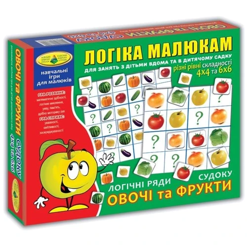 Игра Київська Фабрика Іграшок Судоку Овощи и фрукты (82739)