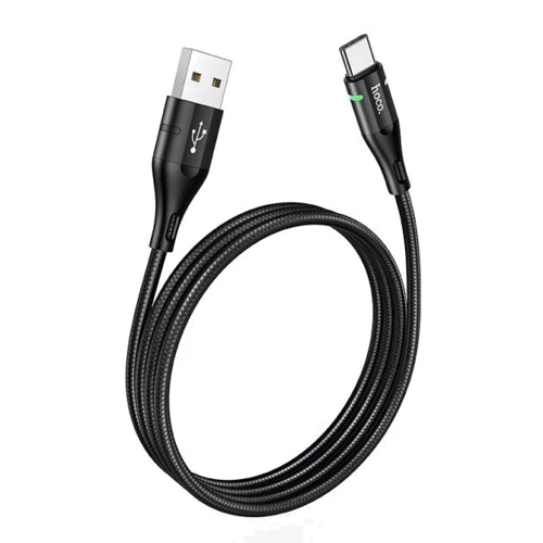 Кабель Hoco USB Cable to USB-C U93 3A 1.2m Black: Тип USB Cable - USB-C